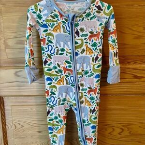 Little Sleepies Zippy Pajamas Jungle print, 6-12 months